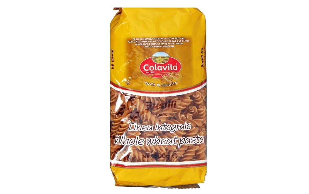 Colavita Fusilli Whole Wheat Pasta   Pack  500 grams